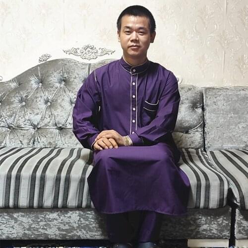 Men Arabic Abaya Homme Pakistan Saudi Arabia Muslim Ensemble Musulmane Islamic Clothing Caftan Marocain Ropa Hombre Jubba Thobe