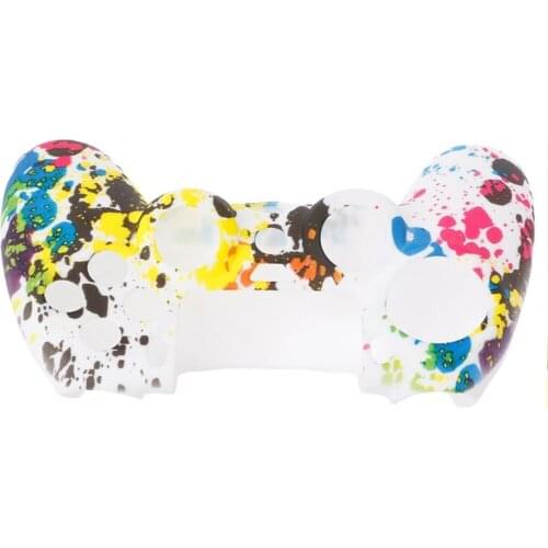 Anti-Slip Multicolor Silicone Guards Cover 2 Joystick For 4 PS4 Controller