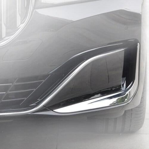 Car Front Bumper Lower Chromium Trim Strip Suitable for BMW 7 Series G11 G12 G12LCI 2019 2020