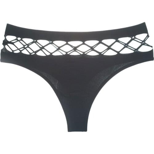 Sexy Lingerie 2021 Tangas Mujer Panties For Women Crochet Lace Lace-up Panty Ropa Interior Femenina Sexy Hollow Out Underwear