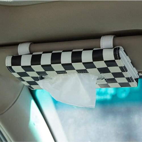 Sun Visor Tissue Box Car Decoration Accessories Tissue Boxes in Car Tissue Boxes Auto Car Tissue Box