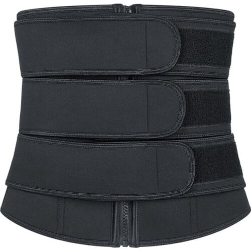 3 Strap Waist Trimmer Belt Workout Waist Trainer for Women Corset Belt Cincher Body Shaper Slimming Girdle Weight Loss Shapewear