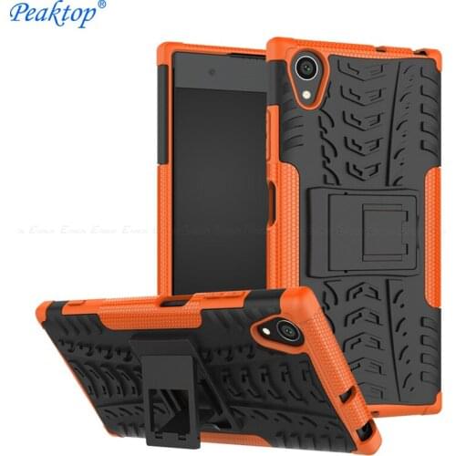 Tough Stand Cover For Sony 10 Xperia XZ1 XZ2 Compact XA1 Plus XA XA2 Ultra XZS XZ Premium L3 L2 L1 Armor Hybrid Case