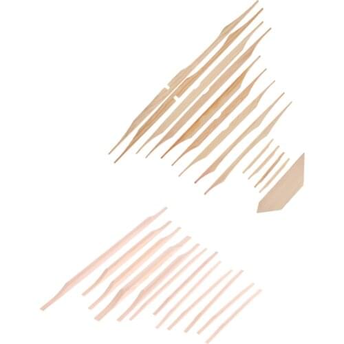 2 Sets Spruce Brace Wood for Acoustic Guitar Luthier Tool Material