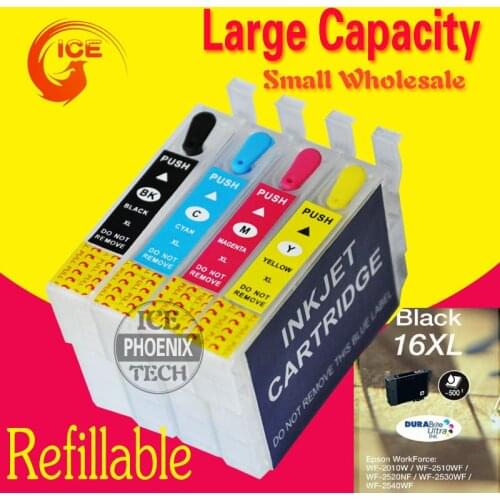 For EPSON WF-2650DWF WF-2660DWF WF2650 WF2660 WF2010 WF 2650 2660 2010 Europe Printer Ink Cartridge Refillable T1631