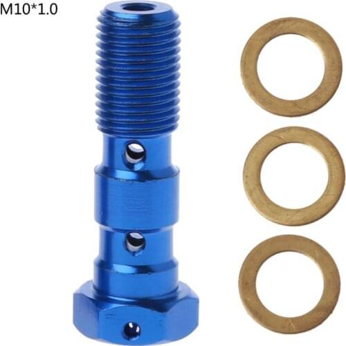 Brake Master Cylinder Oil Hose Screw Universal Tube Tubing Screws Bolts for Motorcycle M10x1.25/M10x1.0