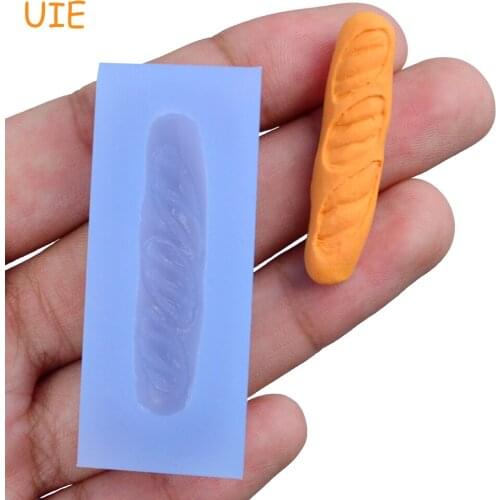 GYL291U French Bread Silicone Flexible Mold 39mm - Sugarcraft Cake Decorating Cell Phone Jewelry Molds, Food Safe