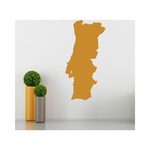 Portugal map Globe Earth Country wall vinyl sticker custom made home decoration fashion design