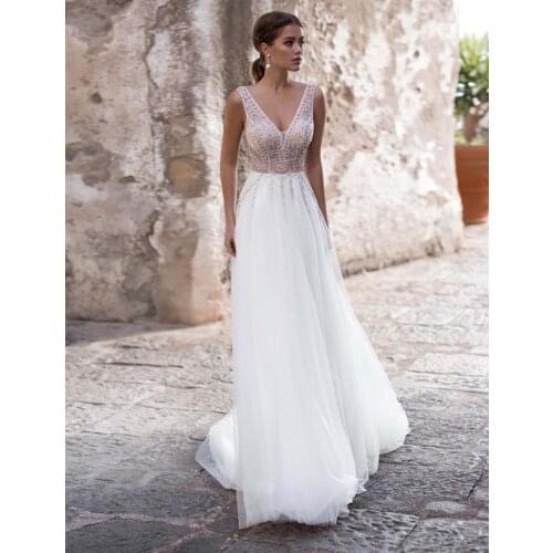 KEENRYAN Beach Wedding Dresses