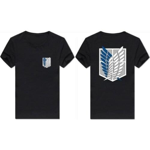 Attack On Titan Cosplay Costumes Wings Of Freedom Short Sleeve Cosplay Costumes Halloween Carnival Party Cosplay Costumes