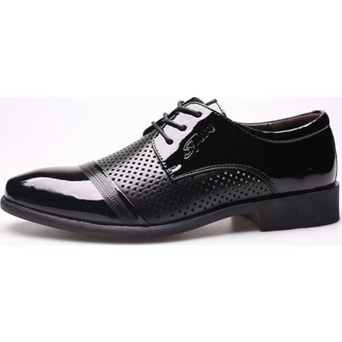 Mazefeng Autumn Man Leather Shoes Slip on Flats Oxford Business Office Formal Wedding Shoe Pointed Toe Men Dress Leather Shoes