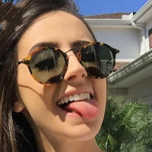 Fashion Round Sunglasses Women Designer Sunglasses Women 2021 High Quality Sunglasses For Women/Men Vintage Oculos De Sol