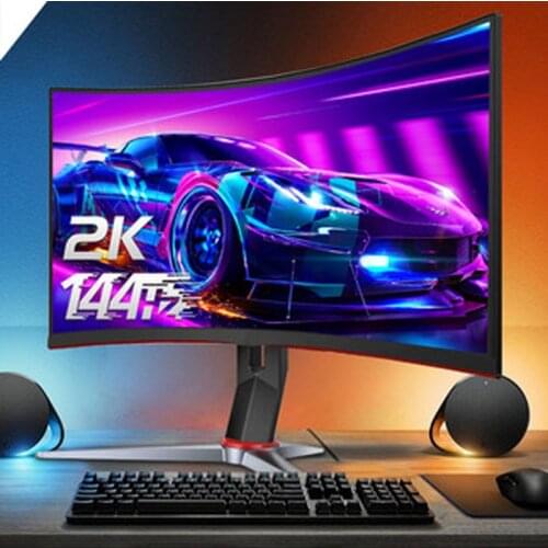 27in 144Hz 2K LCD COMPUTER monitor ULTRA HD Curved desktop office home monitoring game bezel-less screen