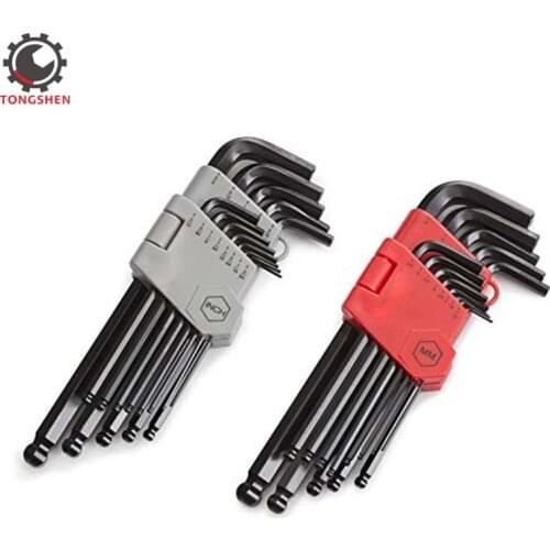 Hex Key Wrench Set Inch Metric 26pcs Allen Wrench Set with Ball End Torx Hex Allen Key Sets SAE Metric Driver Tool Set