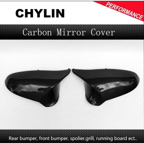 Real M3 M4 replacement part side door mirror cover for BMW M3 M4 f80 f82 f83 2014 2015 2016