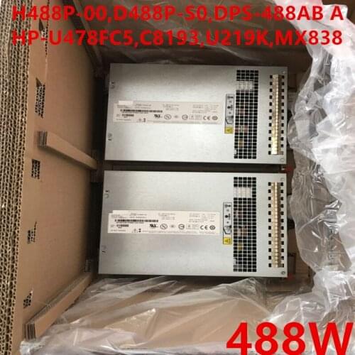 New PSU For Dell PowerVault MD1000 MD3000 MD30I 488W Power Supply H488P-00 D488P-S0 DPS-488AB A HP-U478FC5 C8193 U219K MX838