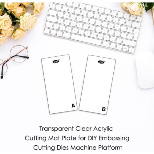 Transparent Acrylic Cutting Mat Plate for DIY Embossing Cutting Die Machine