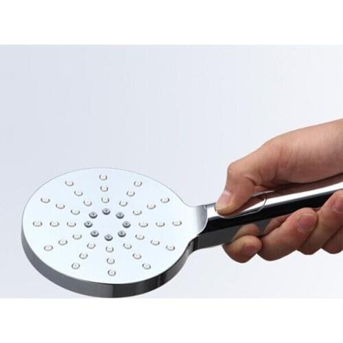 ABS sprayer water saving hand shower hans style push button shower head +shower hose+ABS holder hand shower