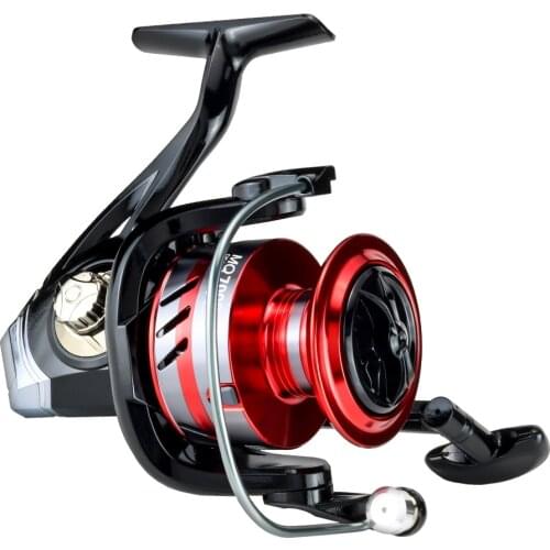 JOSBY Fishing Spinning Reel Metal Spool 5.2:1/4.7:1 Ball Bearings Carp Wheel MX2000-7000 Metal Line Cup Sea Tackle
