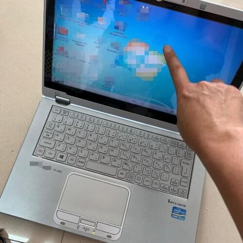 480GB mini SSD super speed win7 and MB Star C4 C5 software installed in super lightweight CF-AX2 laptop i5 4G used TOUCH SCREEN