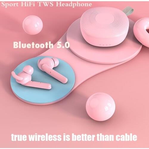 V1 TWS Bluetooth Earphone True Wireless Headphones Waterproof Running Stereo Earbuds with Microphone for IOS Android Phone