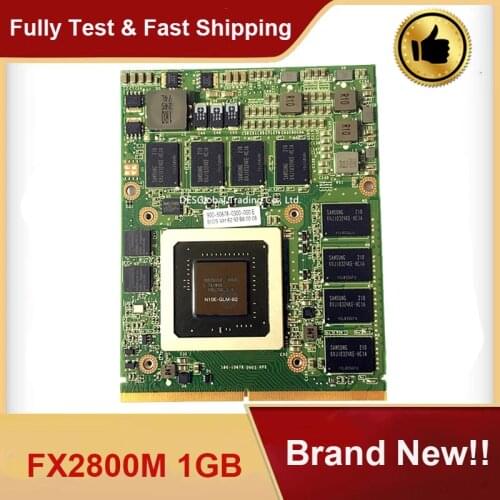 Brand New Quadro FX2800M FX 2800M GDDR3 1GB Video Graphics Card With X-Bracket N10E-GLM-B2 For HP 8730W 8740W Laptop Fully Test