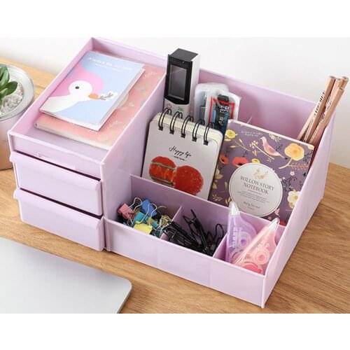 Nordic Makeup Drawers Organizer Box Large Capacity Cosmetic Storage Box Makeup Drawer Organizer Jewelry Storage Box Container NE