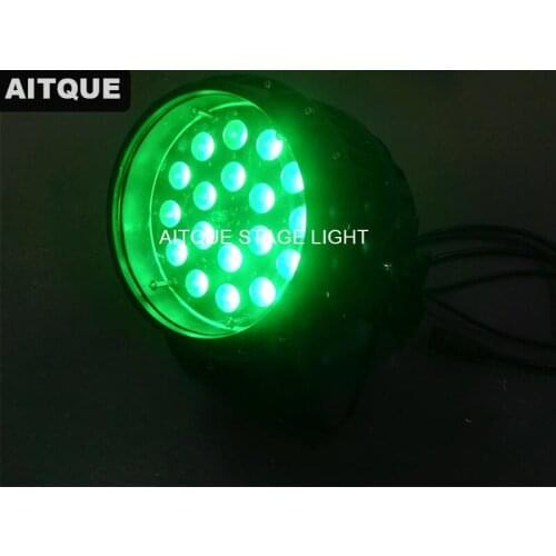 2lot Dj lighting effect pro led stage par with zoom 18x10-Watt RGBW 4 in 1 LED Par Zoom par light