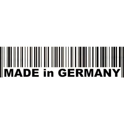 20cm*5cm MADE IN GERMANY Bar Code Fashion Vinyl Car-styling Decals Car Stickers S6-3772