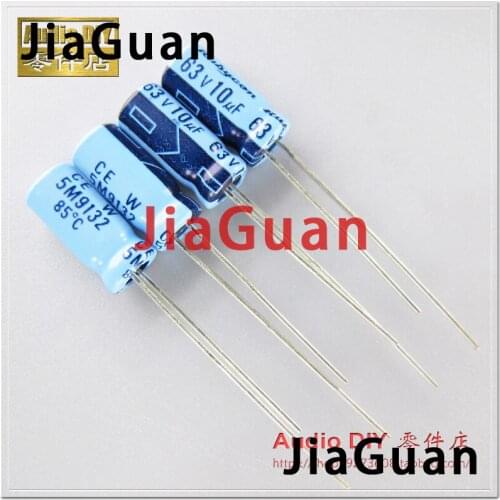 50PCS Rubycon TWSS (CEW) 10uF/63V 5x11mm electrolytic capacitor 63V10UF old sky blue 10UF 63V hot sale CE W Instead of 50V