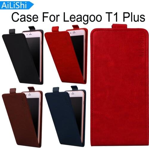 AiLiShi Fashion PU Leather Case Top Quality Up And Down Flip Luxury Protective Cover Skin For Leagoo T1 Plus Case With Card Slot