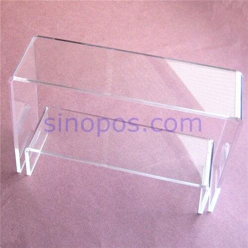 Acrylic Risers, display rack shoe care hanger cosmetics display rack, Multi-Level Risers commodity Display bridge stand