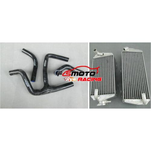FOR SUZUKI RMZ450 RMZ 450 2008-2017 2016 2015 2014 2013 2012 aluminum radiator &hose