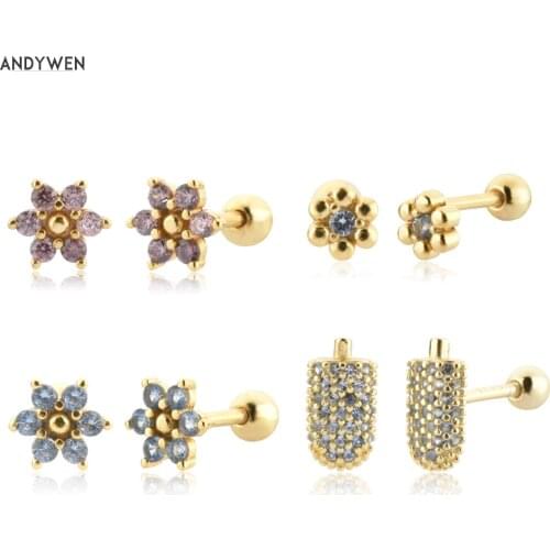 Детские серьги ANDYWEN China At AliExpress