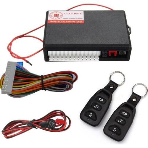Keyless Entry Car Alarm System Remote Control Central Door Lock Locking Wireless Entry System Kit Car Auto Alarm