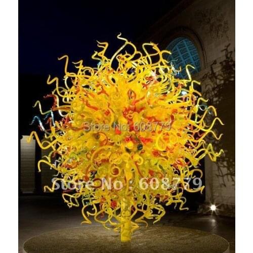 Free Shipping Large Project Home Decoration Glass Sculpture Light-LRS001