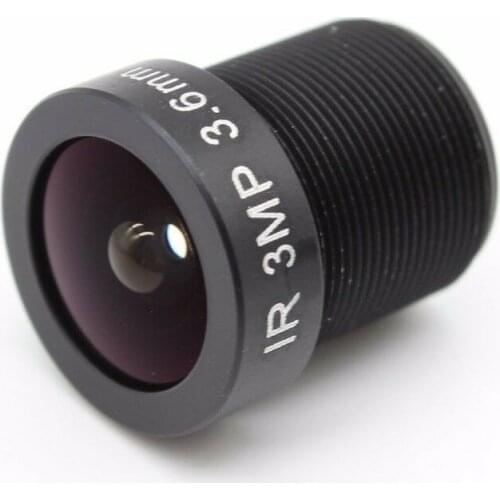 HD 3mp 3.6mm IR Board 128 Degree Wide Angle CCTV Lens M12 for Security IP camera