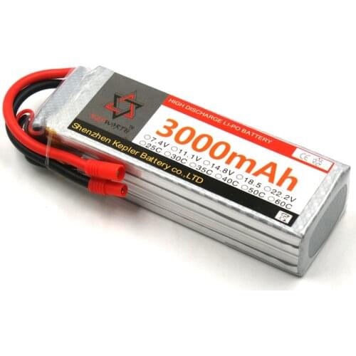 RC Lipo Battery 4s 14.8v 3000mAh Car Plane Boat Lithium Ion Polymer Battery For Truck Tank Drone Helicopter