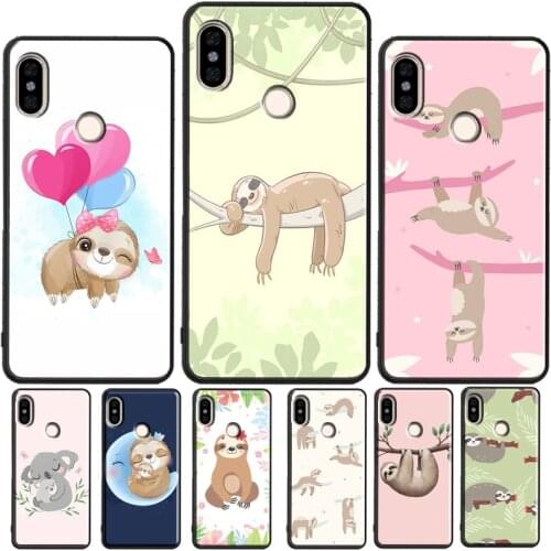 Cute Baby Sloth Case For Xiaomi Redmi Note 8 Pro 9 Pro 8T 9S Note 10 Pro Cover For Redmi 9C 9 9A 8A 7A 9T