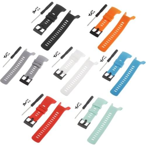 Soft Silicone Watch Band Strap for SUUNTO Spartan Trainer Watch Replacement Strap, Removal Tools