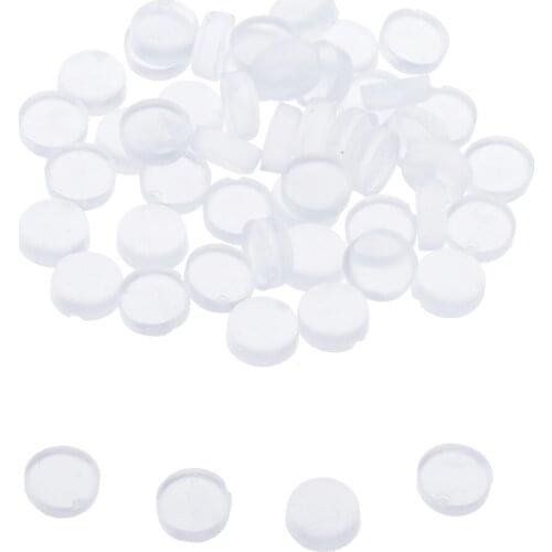 Pack of 50 Trumpet Water Key Cork Pads, Made of Silicone, Size: 9 X 4 Mm