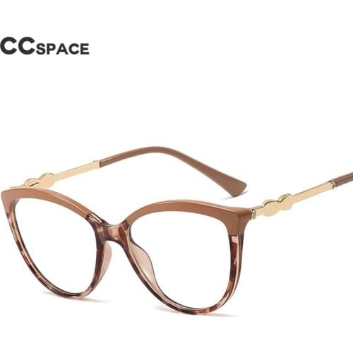 48179 TR90 Anti-Blue Light Cat Eye Glasses Frames Spring Legs Retro Men Women Optical Fashion Computer EyeGlasses