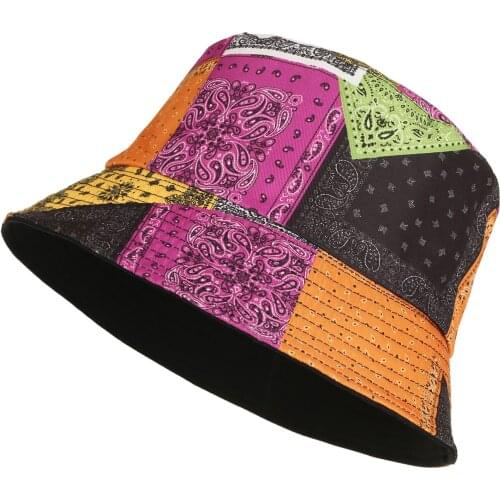 Gudetama Print Bucket Hats Reversible Double-Side-Wear Hat Avocado Zebra Cow Print Packable Outdoor Sun Hat Fisherman Caps