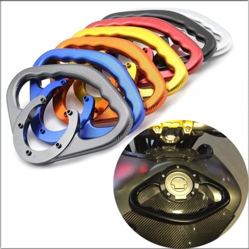 Motorcycle Front Fuel Tank Cap Handrail For Yamaha MT/FZ07 09 Motorcycle Passenger Safety Handrail CNC