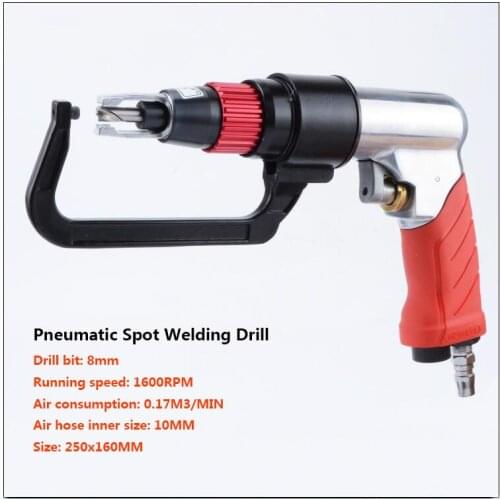 8MM Metal Sheet Solder Spot Drill Positioning Drill Pneumatic Spot Welding Drill