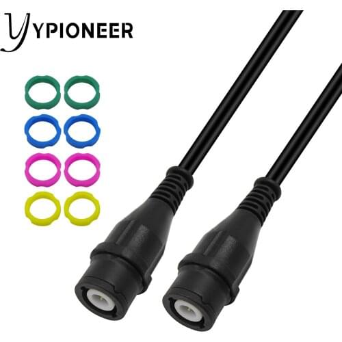 Cleqee P1202 BNC male plug to BNC male plug Coaxial Cable Oscilloscope Test Lead 100CM BNC-BNC