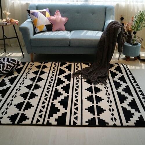 LIU Nordic simple carpet fashion brand bedroom rug for living room carpet mats window pad baby crawlinge pad strip tapetes large