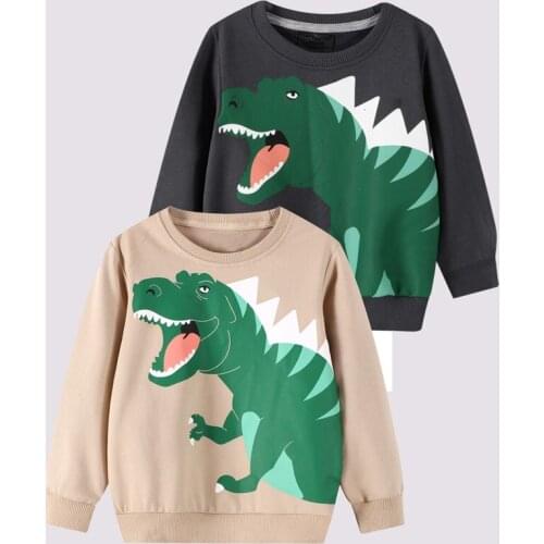 Dinosaur Sweatshirts for Boy and Girl Cotton Clothing Warm clothes