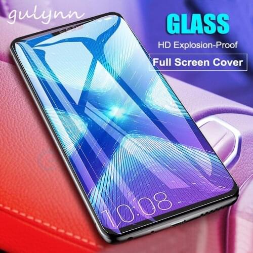 HD Clear Full Coverage Tempered Glass For Huawei P40 lite Mate 30 X 10 Screen Protector for Huawei Honor 20 9X Lite Film Cover