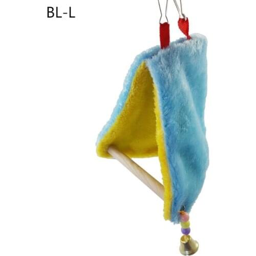 Winter Warm Bird Nest Bed Hut House Perch for Parrot Parakeet Cage Swing Toy